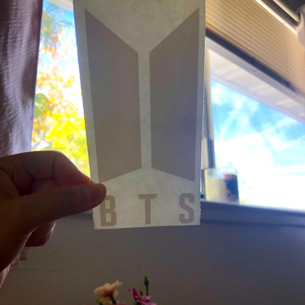 BTS K-Pop Car Decal Logo